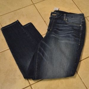 Lane Bryant Skinny Jeans Sz 18R Mid Rise